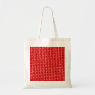 Bolsa Tote Burlap Vermelho Natal