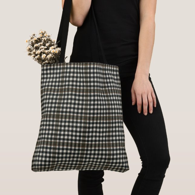 Bolsa Tote Burns Check Tartan (Close Up)