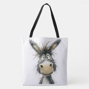 Bolsa Tote Burro excêntrico