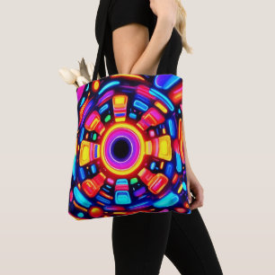 Bolsa Tote Burst Energético Psicodélico