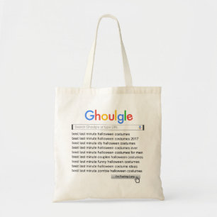 Bolsa Tote Busca de fantasia de Halloween de 2017 em Ghoulgle