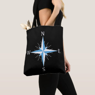 Bolsa Tote Bússola eólica