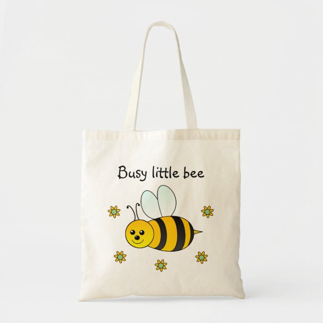 Bolsa Tote Busy Bee Personalizado (Frente)