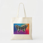 Bolsa Tote Butterfly Design with Sunset Colors<br><div class="desc">Butterfy with Sunset colors is designed and illustrated by ®Edward Eksi</div>