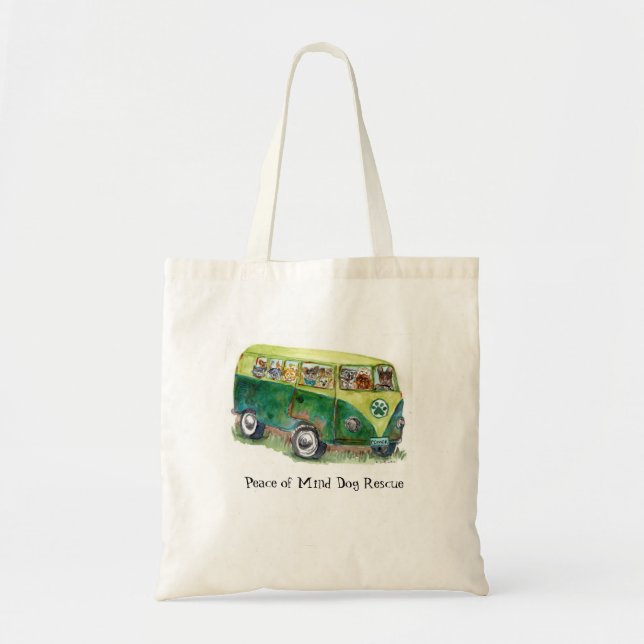 Bolsa Tote c. 48 Ônibus de Salvamento da Mente (Frente)