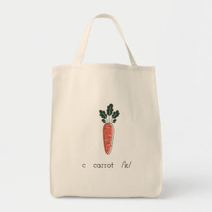 Bolsa Tote c cenoura /k/ saco de tote