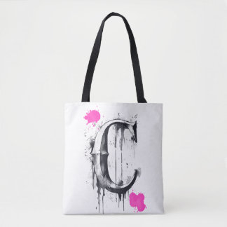 Bolsa Tote C - Letra - Tipografia