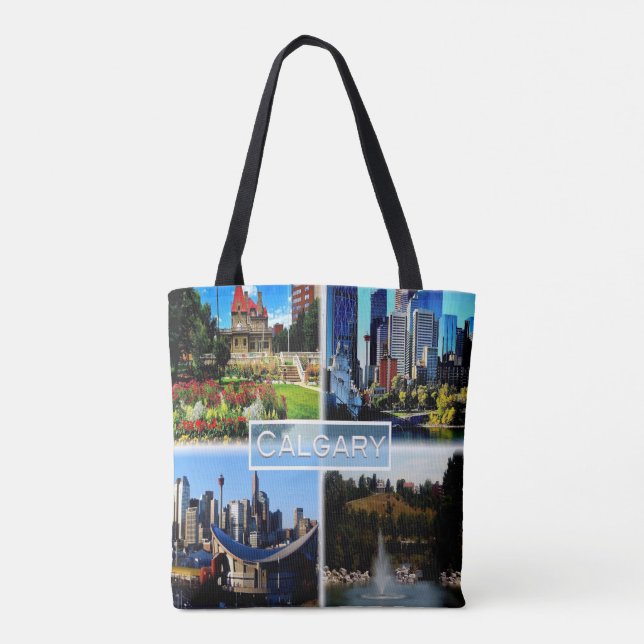 Bolsa Tote CA Alberta - Calgary - Jardim do Sangue Azul - (Verso)