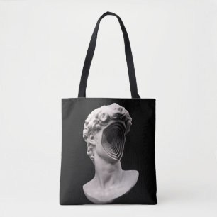 Bolsa Tote Cabeça de busto clássico de David Michelangelo
