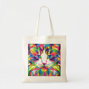 Bolsa Tote Cabeça de Gato Pop