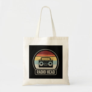 Bolsa Tote Cabeça de Rádio Retroativa Vintage