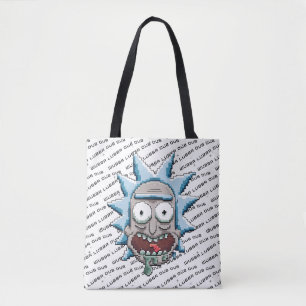 Bolsa Tote Cabeça de Rick Pixelversa