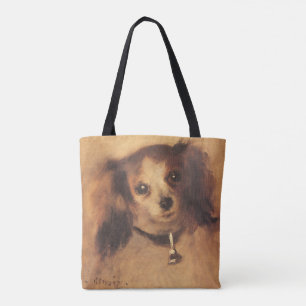 Bolsa Tote Cabeça de um Cão por Pierre Renoir, Arte Fina Anti