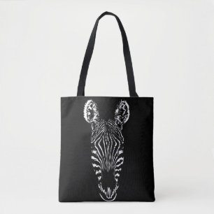 Bolsa Tote Cabeça de Zebra