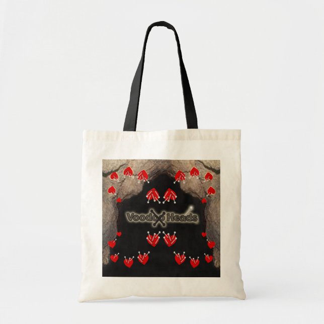 Bolsa Tote Cabeças Voodoo ~ Caverna (Frente)