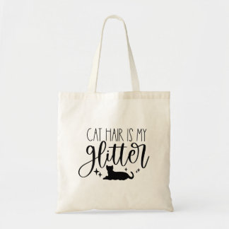Bolsa Tote Cabelo de Gato é Minha Glitter