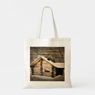 Bolsa Tote Cabina Rústica Na Natureza Selvagem