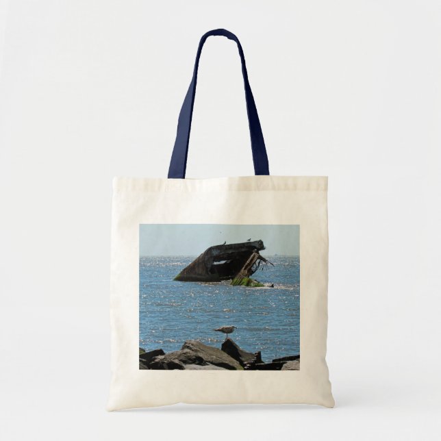 Bolsa Tote Cabo May Shipwreck (Frente)