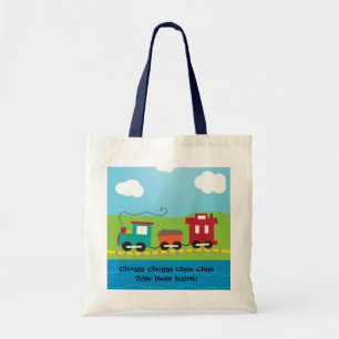 Bolsa Tote Caboose do trem de Choo Choo dos miúdos