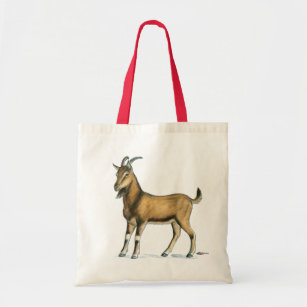 goat tote bolsa