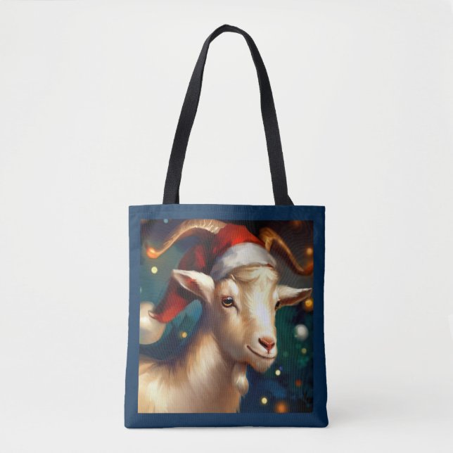 Bolsa Tote Cabra de Natal 1 (Frente)
