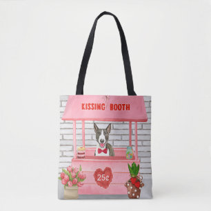 Bolsa Tote Cabra de Terriêr do Dia dos Namorados Beijocando