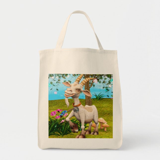 Bolsa Tote Cabra Feliz (Frente)