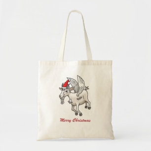 Bolsa Tote Cabra Voadora Maravilhosa de Natal