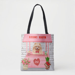 Bolsa Tote Cabraca de Pomerânia no Stand de Beijos do Dia dos