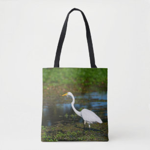 Bolsa Tote Caça ao Egret