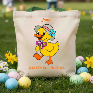 Bolsa Tote Caça ao Ovo de Páscoa da Garota Fashionista