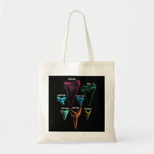 Bolsa Tote Caça aos dentes de tubarão - Presentes de tubar