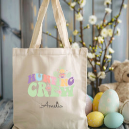 Bolsa Tote Caça De Ovos De Páscoa Em Pastel