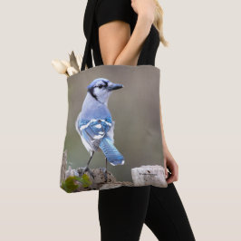 Bolsa Tote Caçador de Jay Azul-Cinto no Treestump