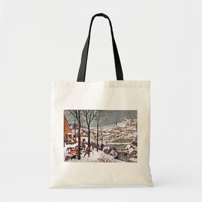 Bolsa Tote Caçadores na neve, Pieter Bruegel, o Velho (Frente)