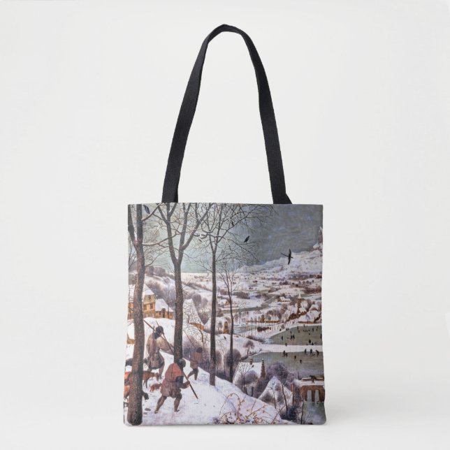 Bolsa Tote Caçadores na neve, Pieter Bruegel, o Velho (Frente)
