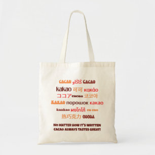 Bolsa Tote CACAO Multilíngue Colorida