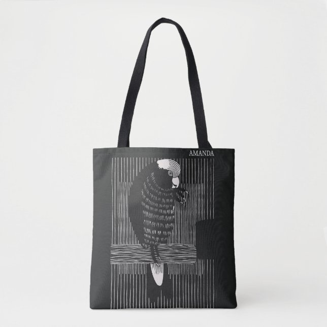 Bolsa Tote Cacatuas Galah – Samuel de Mesquita Personalizado (Frente)
