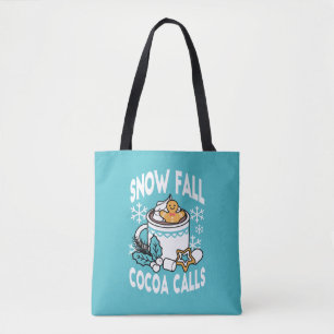 Bolsa Tote Cacau quente e berço de inverno - Chamadas de Caca
