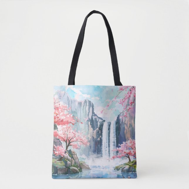 Bolsa Tote Cachoeira na Primavera (Frente)