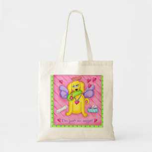 Bolsa Tote Cachorro Amarelo do Ouro Angel com Calçado