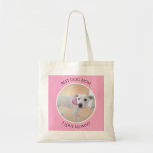 Bolsa Tote Cachorro Branco Cugado dia de as mães Com Face Do