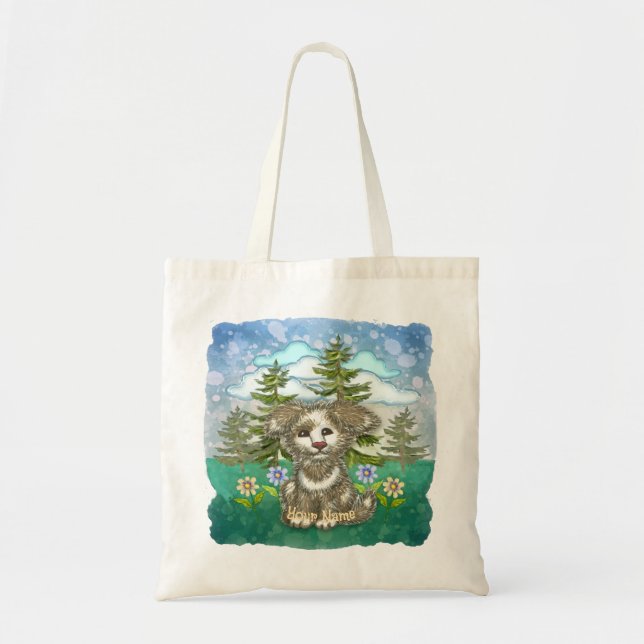 Bolsa Tote Cachorro Brownie Pup  (Frente)