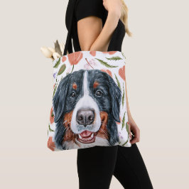Bolsa Tote Cachorro Burmanês Cachorro Cachorro Papoila Padrão