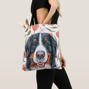Bolsa Tote Cachorro Burmanês Cachorro Cachorro Papoila Padrão