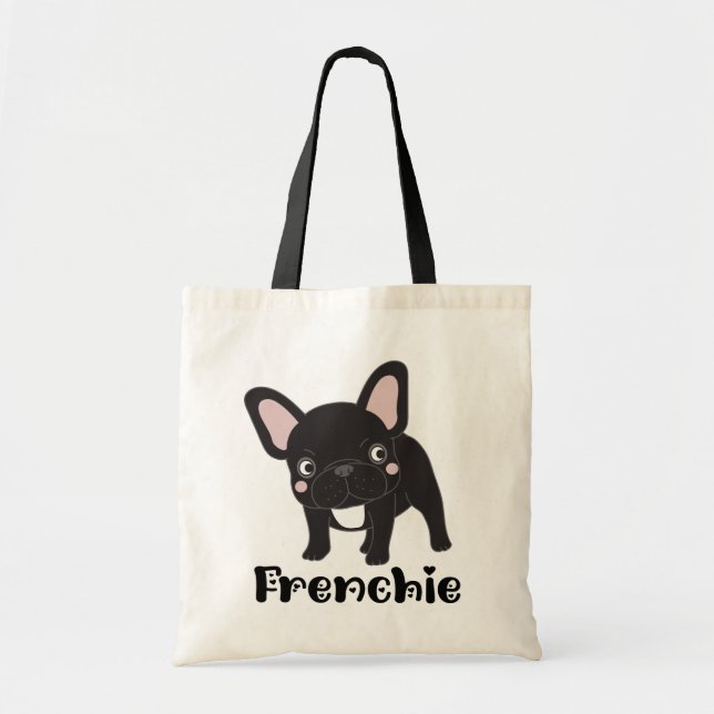 Bolsa Tote Cachorro Cachorro Cachorro Francês Cachorro Cachor (Frente)