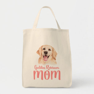 Bolsa Tote Cachorro Cachorro Cachorro Mãe Ouro Aquarela