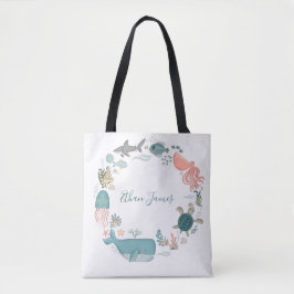 Bolsa Tote Cachorro Cria Fralda Personalizada Por Aquarela