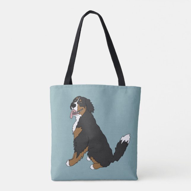 Bolsa Tote Cachorro da Montanha Bernese (Verso)