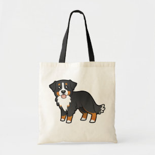 Bolsa Tote Cachorro da Montanha de Berna de desenho animado